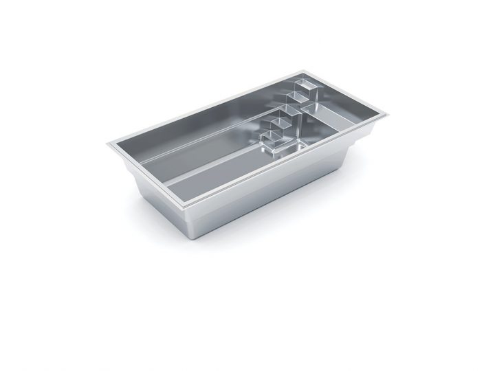 Imagine Pools Vision fiberglass swimming pool 3d drawing